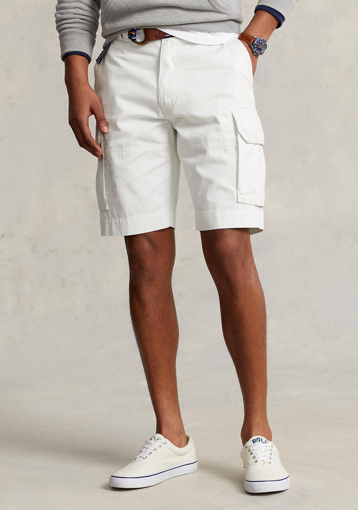 10.5" Relaxed Fit Twill Cargo Shorts 