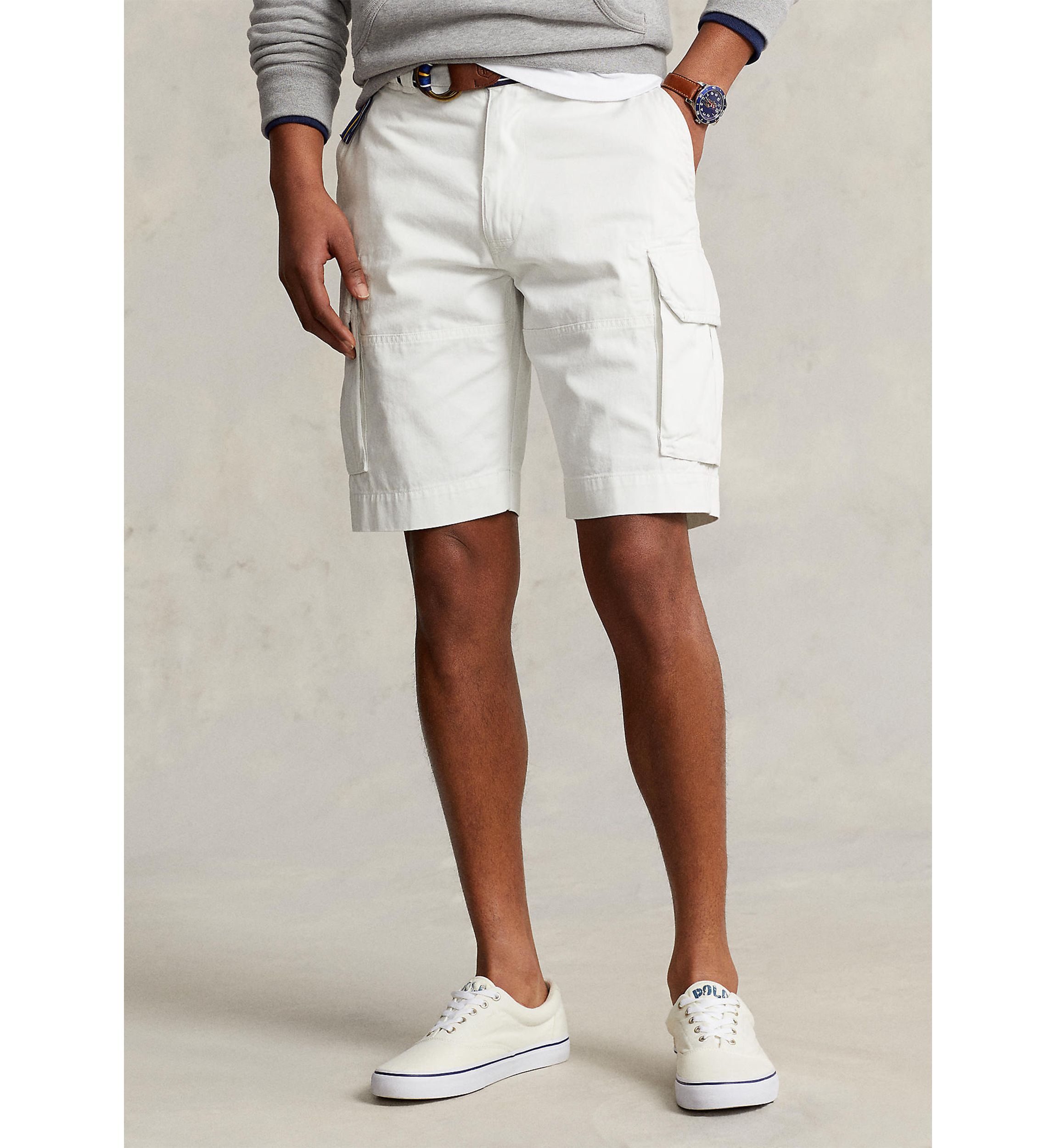 10.5" Relaxed Fit Twill Cargo Shorts 