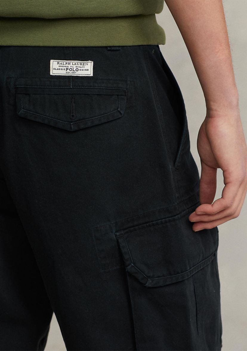 10.5" Relaxed Fit Twill Cargo Shorts