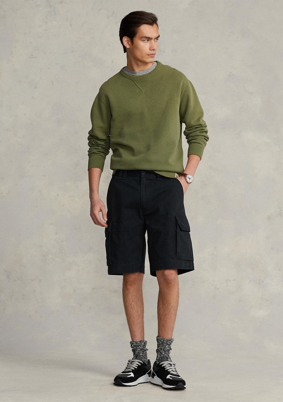 10.5" Relaxed Fit Twill Cargo Shorts