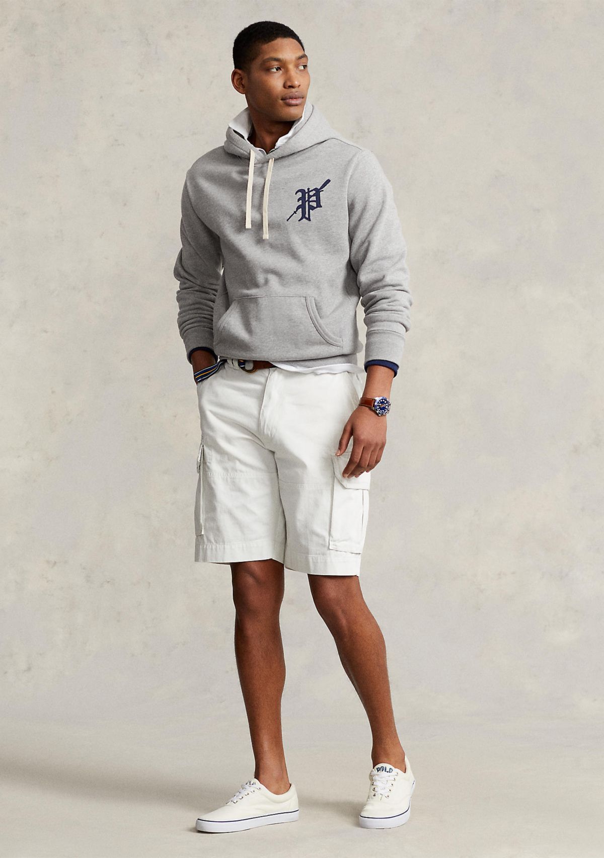 10.5" Relaxed Fit Twill Cargo Shorts 