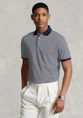 Polo Ralph Lauren Classic Fit Striped Mesh Polo Shirt | belk