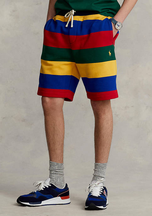 Polo Ralph Lauren 8-Inch Striped Fleece Shorts