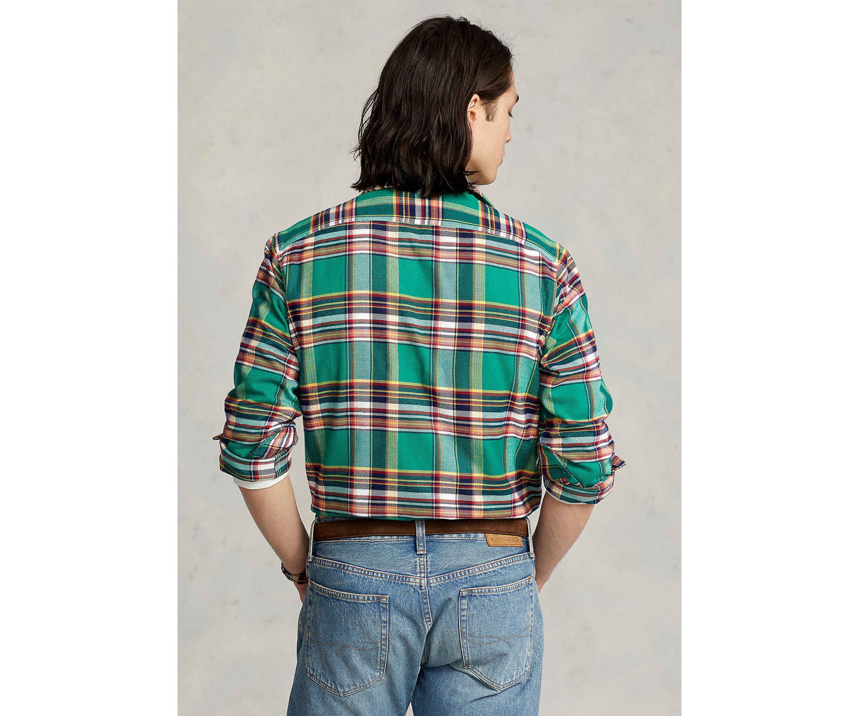 Classic Fit Plaid Performance Workshirt