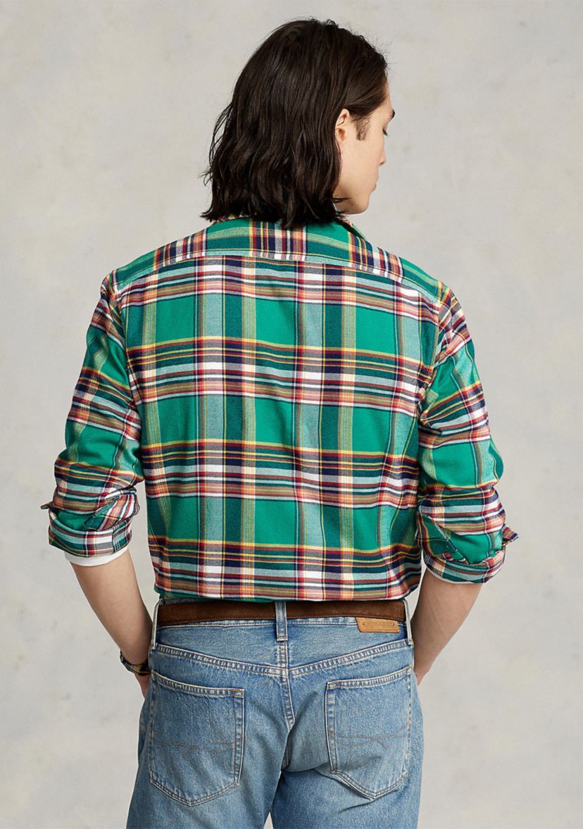 Classic Fit Plaid Performance Workshirt