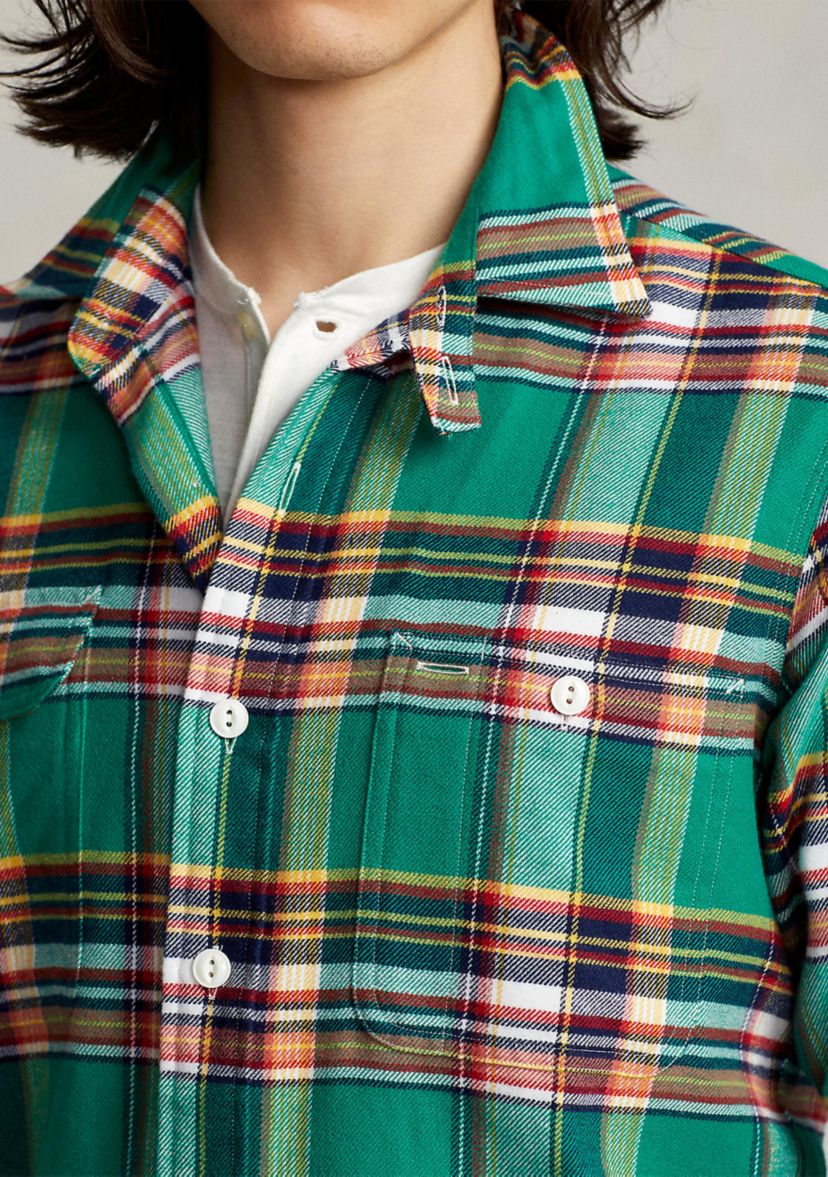 Classic Fit Plaid Performance Workshirt