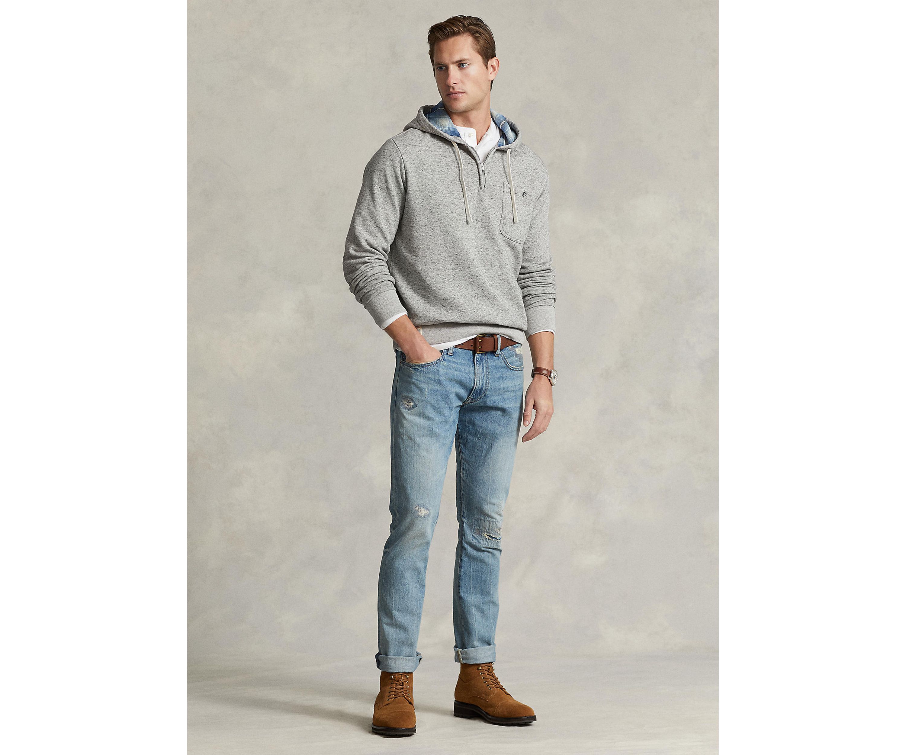 Fleece Quarter Zip Hoodie