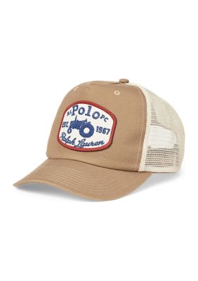 Polo Ralph Lauren Logo Patch Canvas Trucker Cap belk