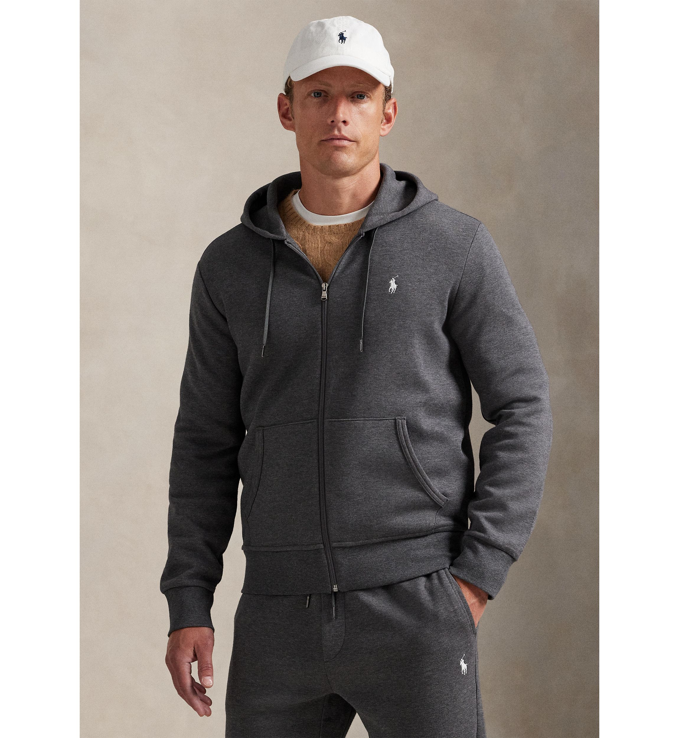 Double-Knit Full-Zip Hoodie