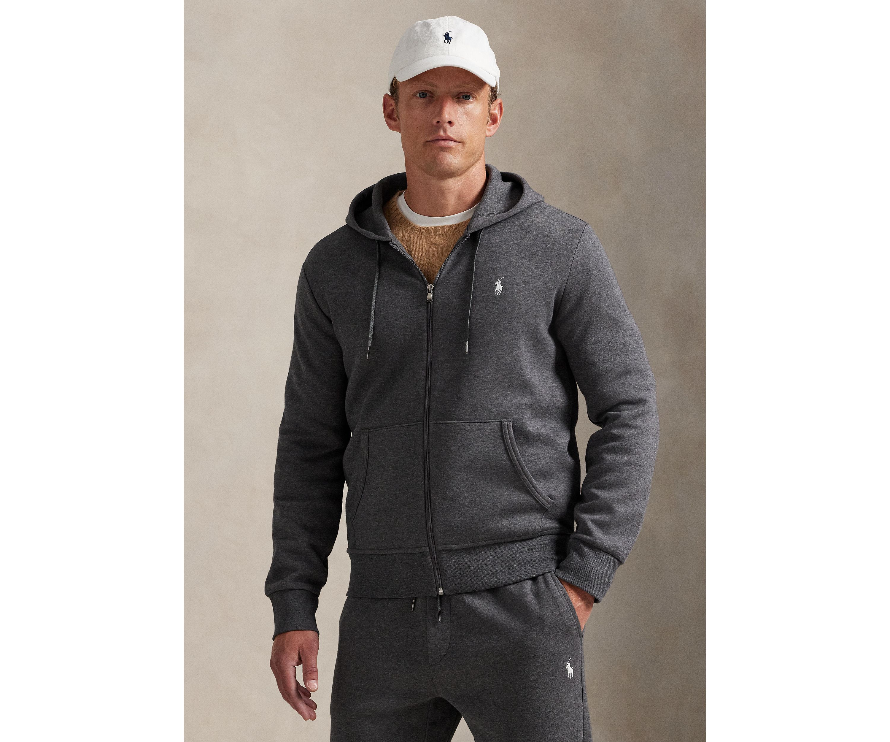 Double-Knit Full-Zip Hoodie