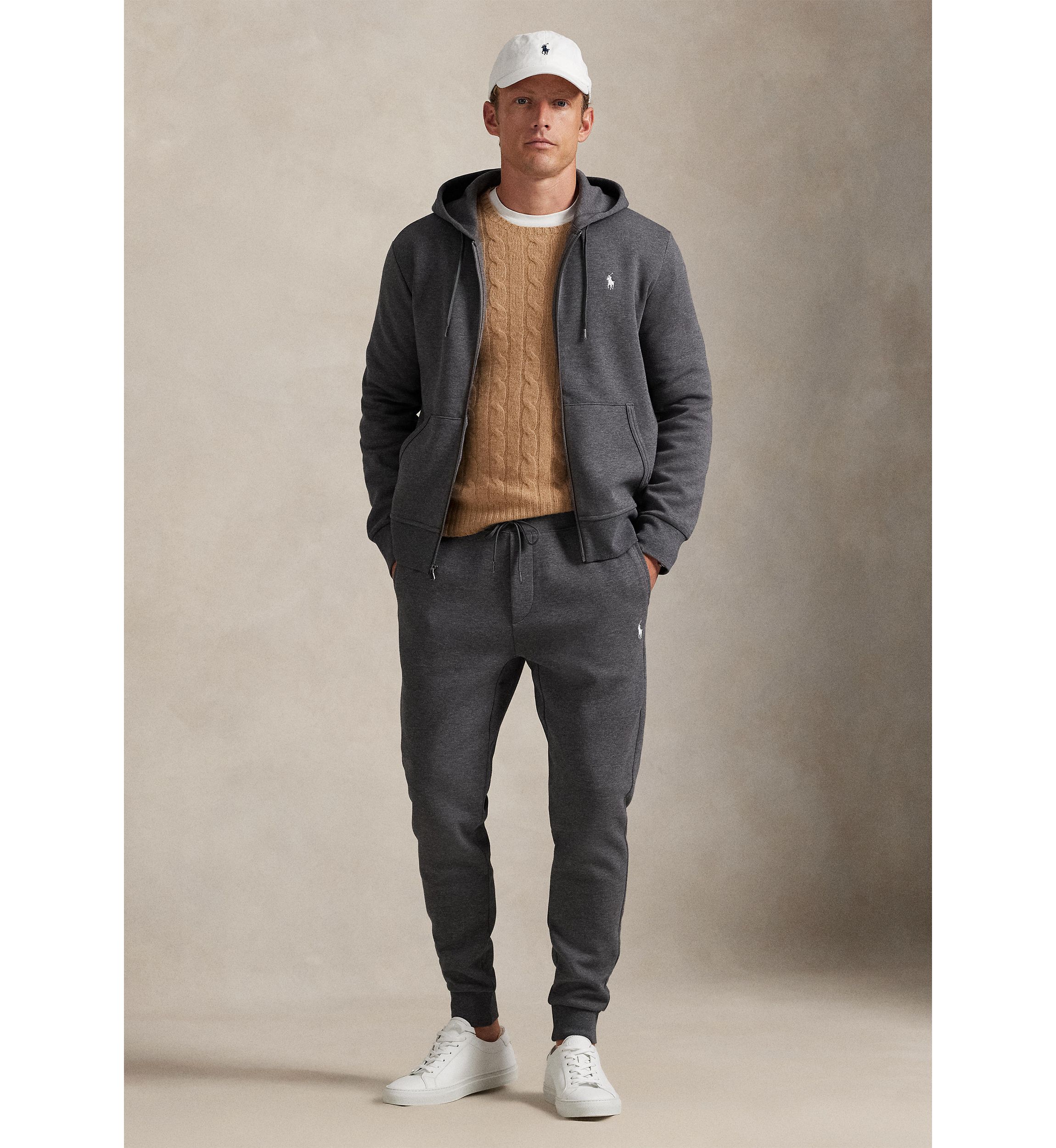 Double-Knit Full-Zip Hoodie