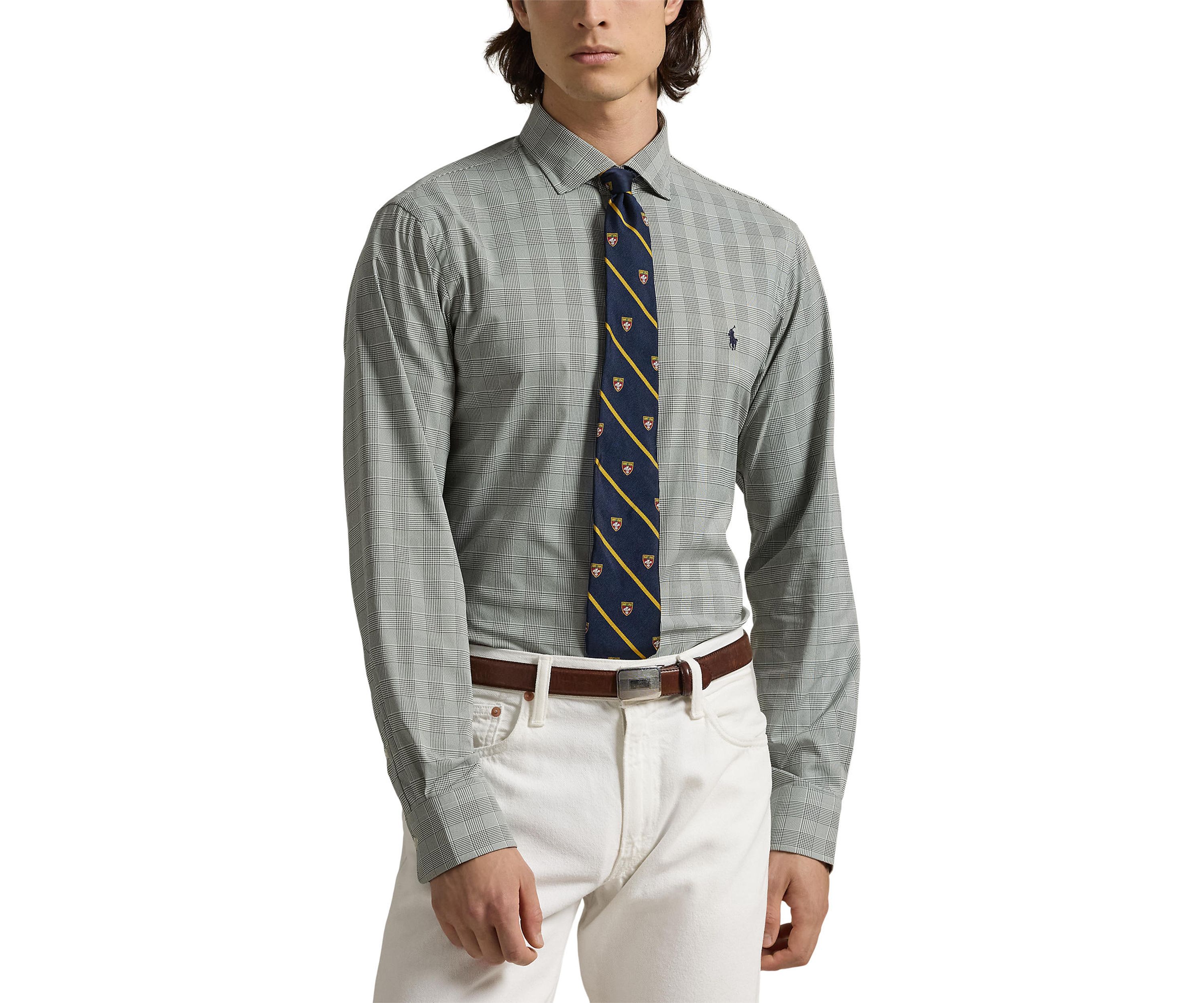 Classic Fit Plaid Performance Shirt