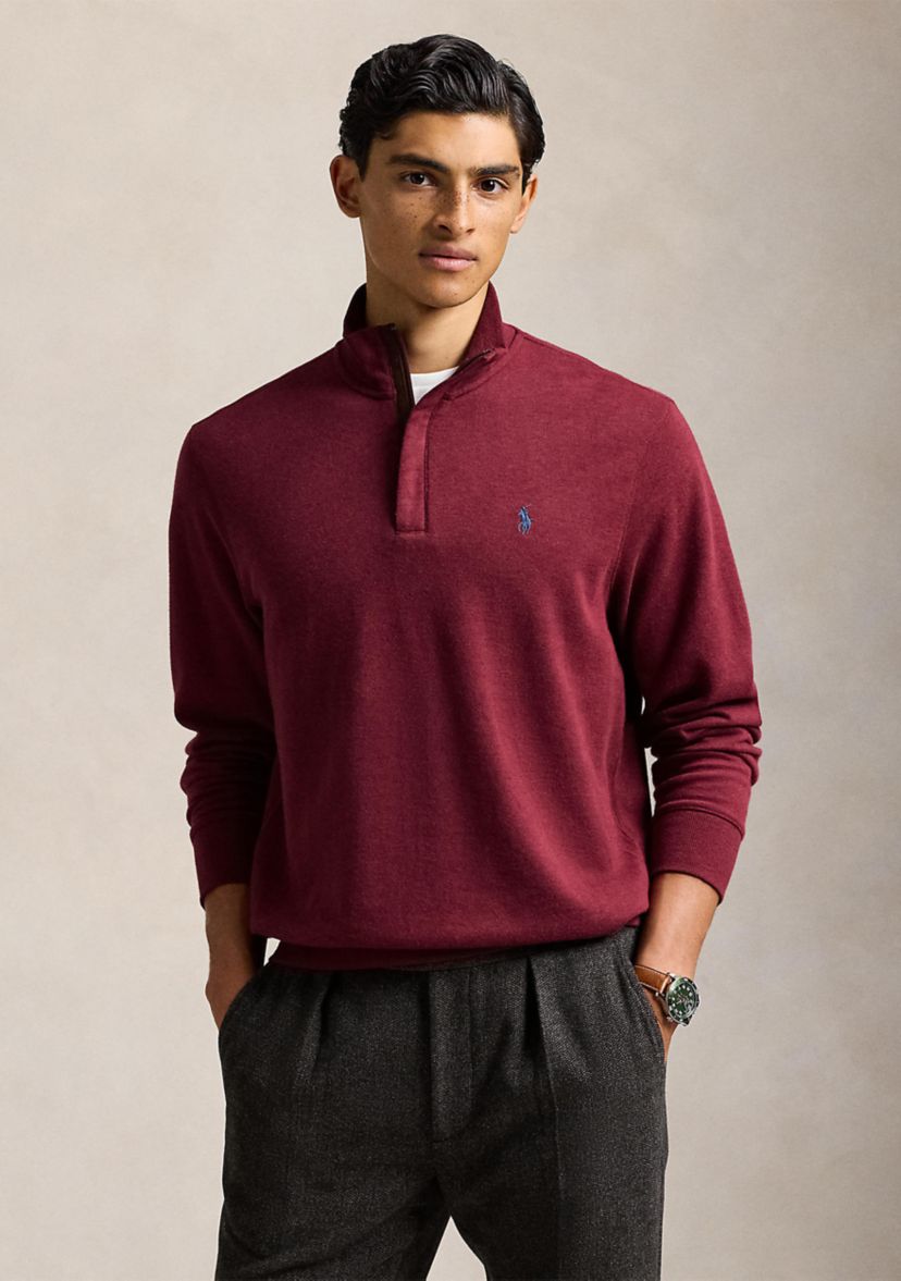 Luxury Jersey Quarter-Zip Pullover