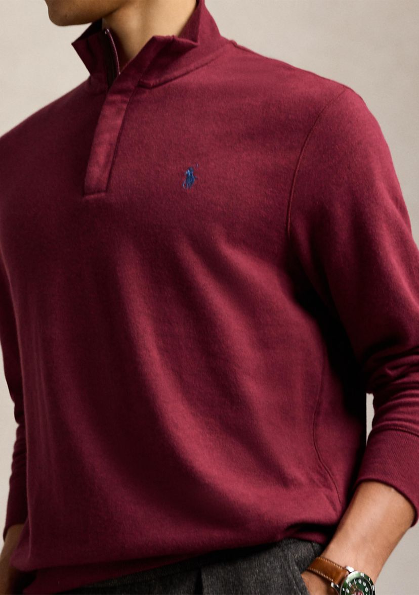 Luxury Jersey Quarter-Zip Pullover