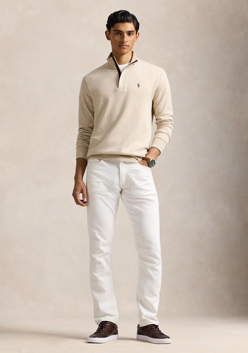 Polo Ralph Lauren Luxury Jersey Quarter-Zip Pullover | Belk