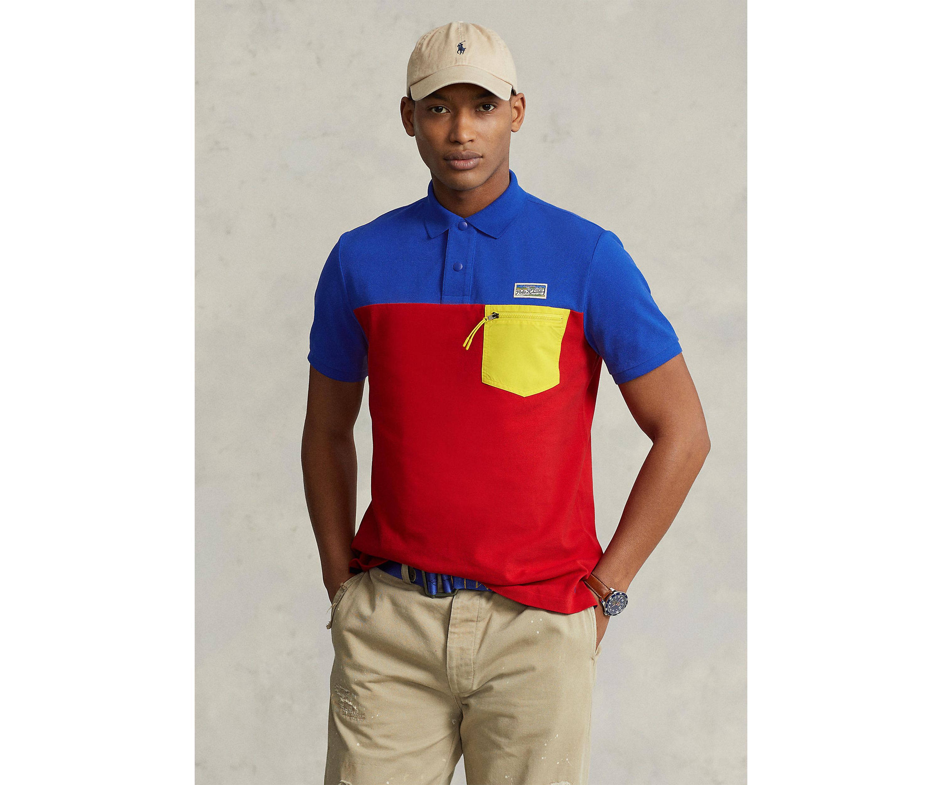 Classic Fit Mesh Polo Shirt 