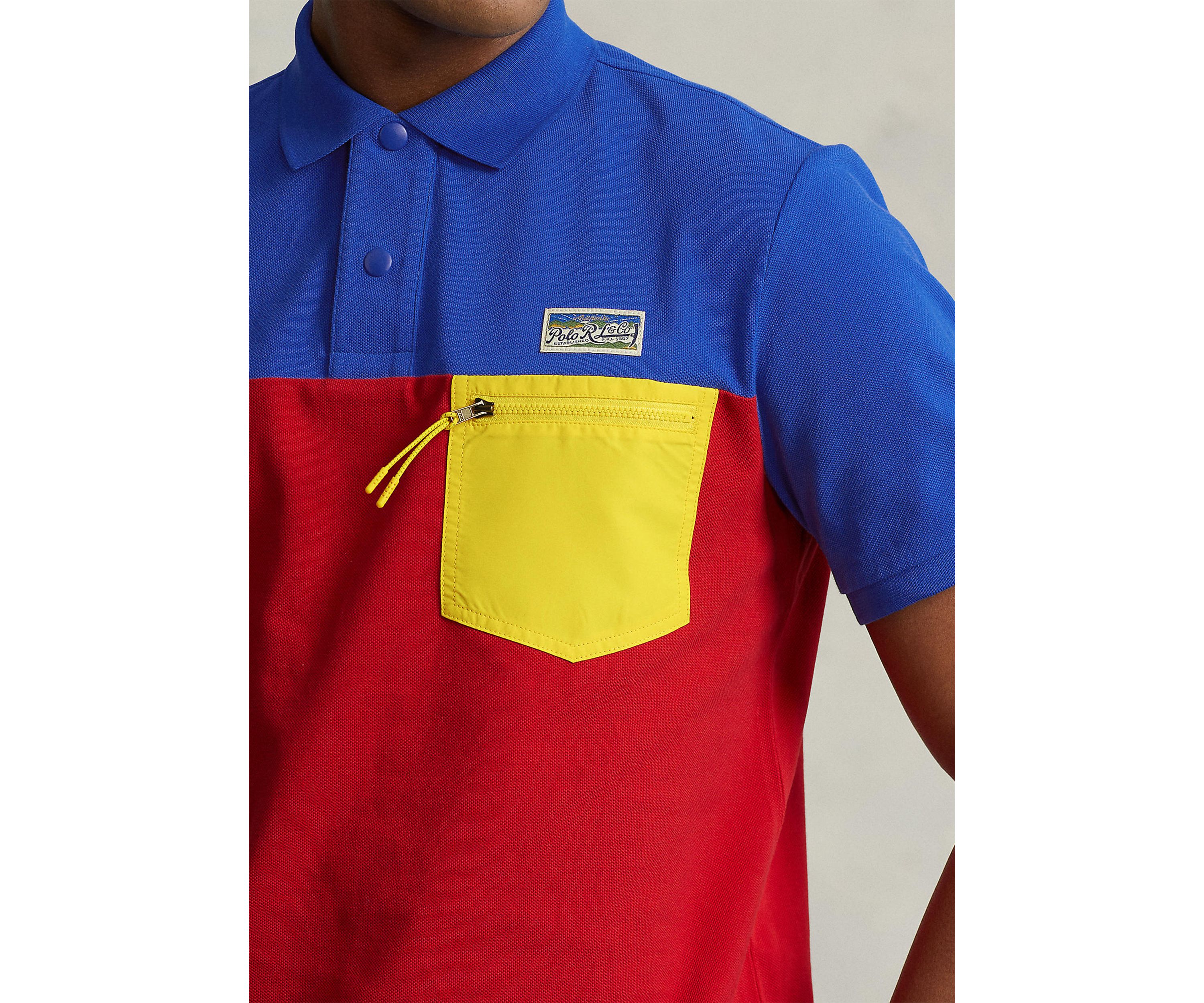 Classic Fit Mesh Polo Shirt 