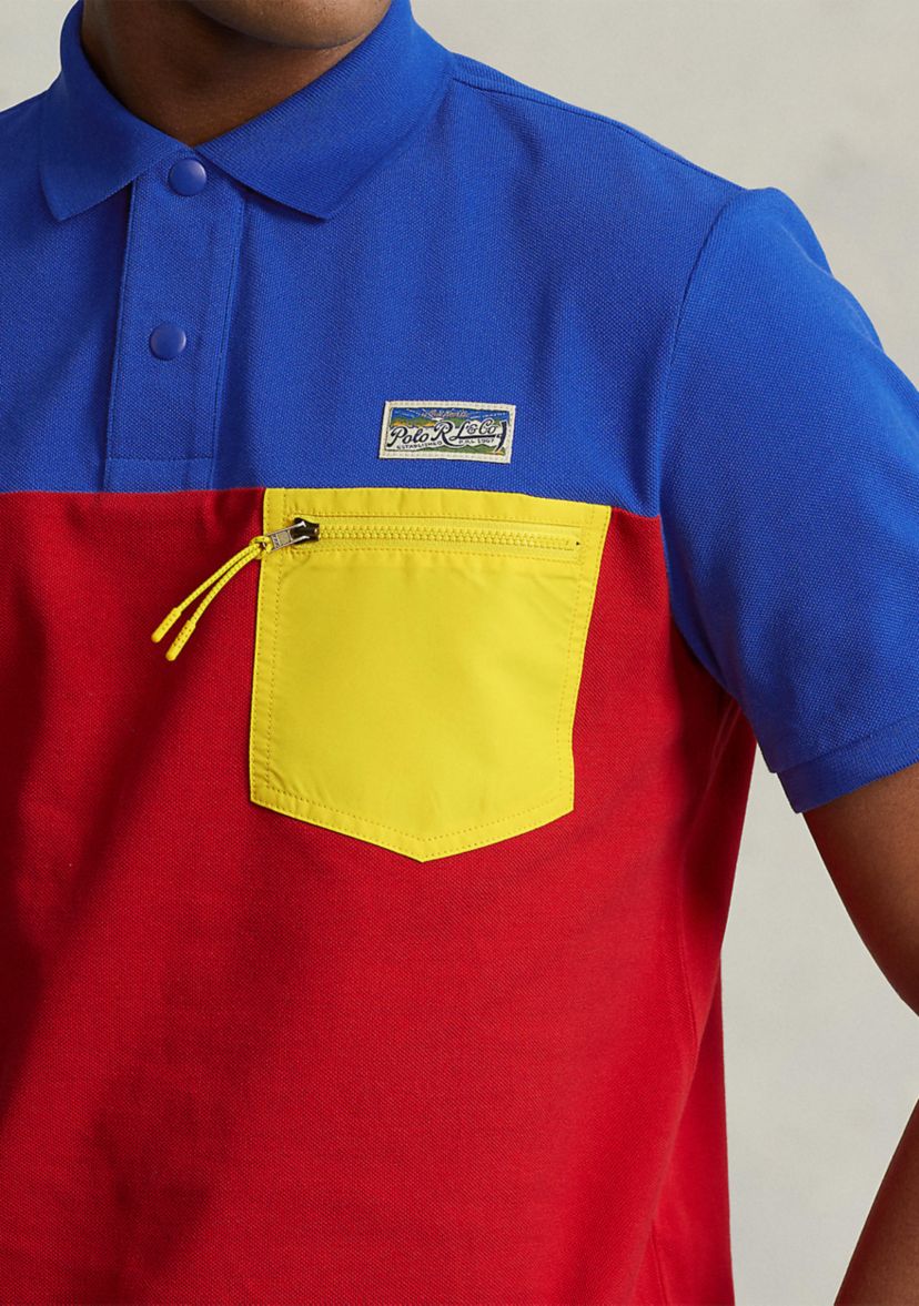 Classic Fit Mesh Polo Shirt 