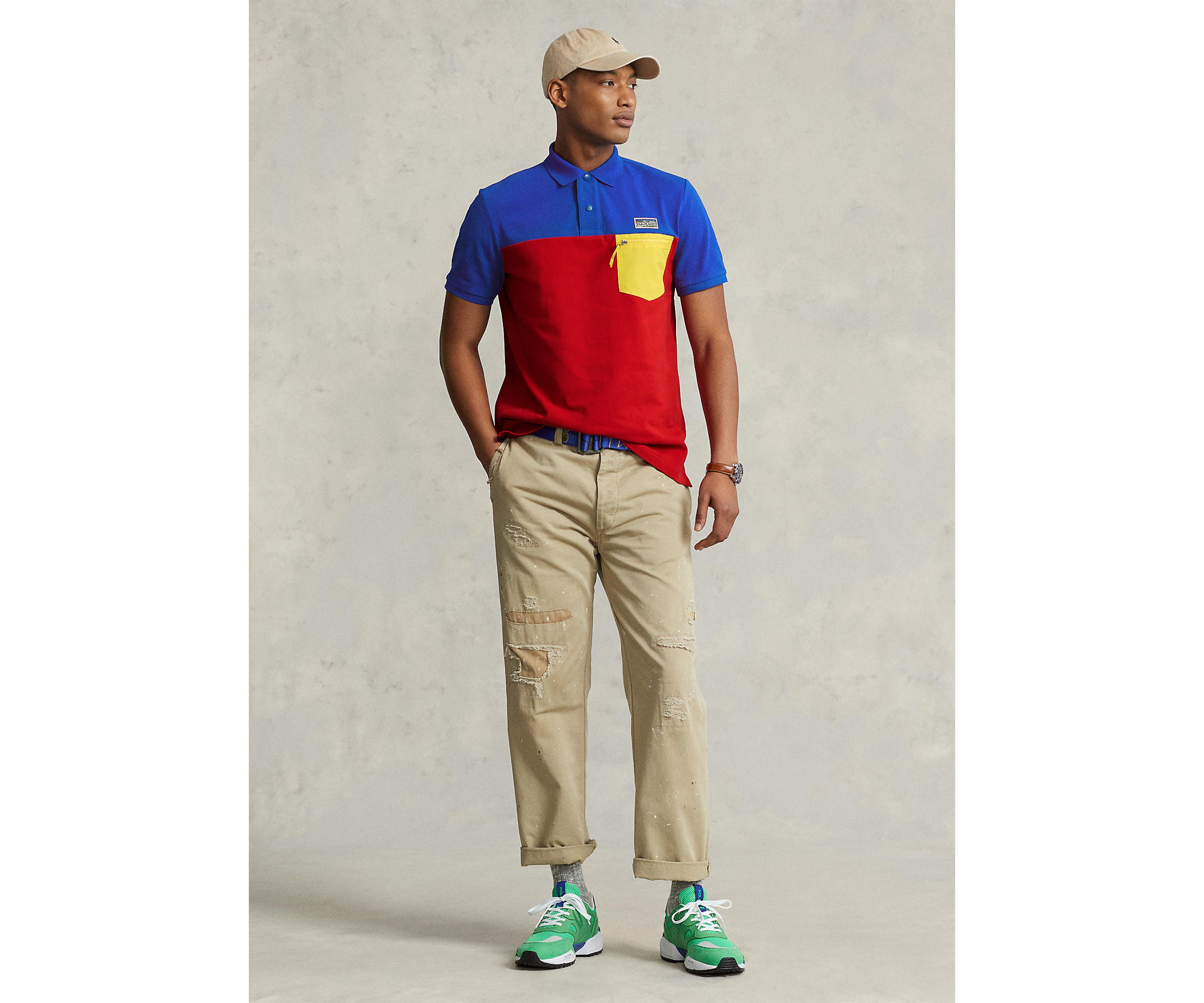 Classic Fit Mesh Polo Shirt 
