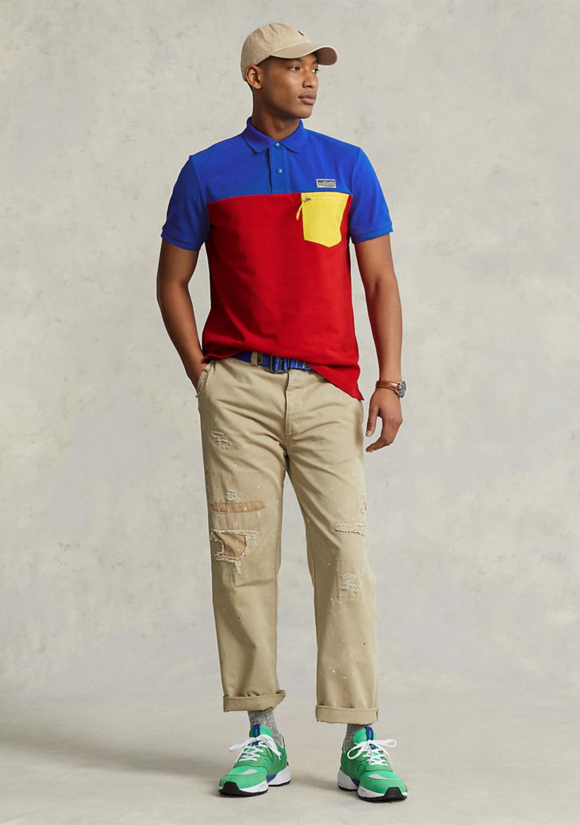 Classic Fit Mesh Polo Shirt 