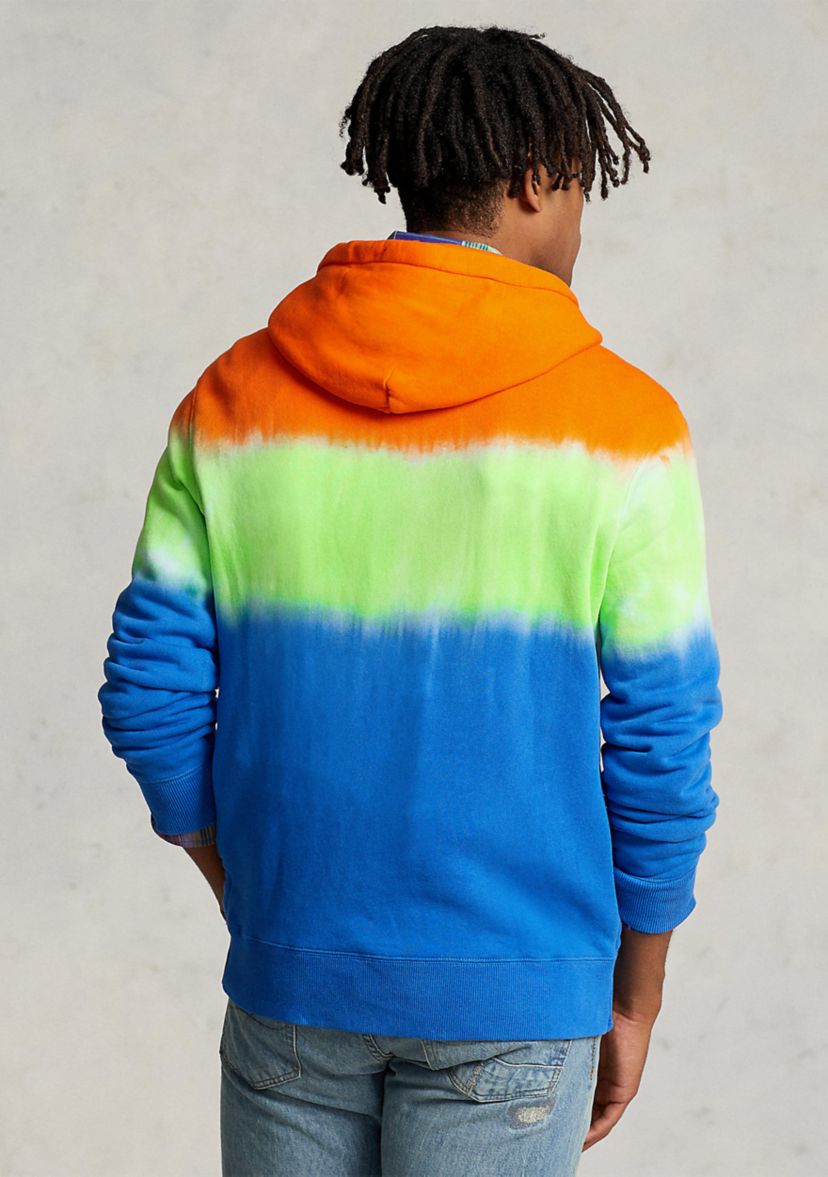 Polo Bear Tie-Dye Fleece Hoodie