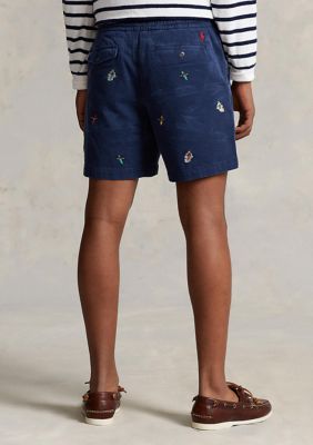 Ralph lauren embroidered on sale shorts