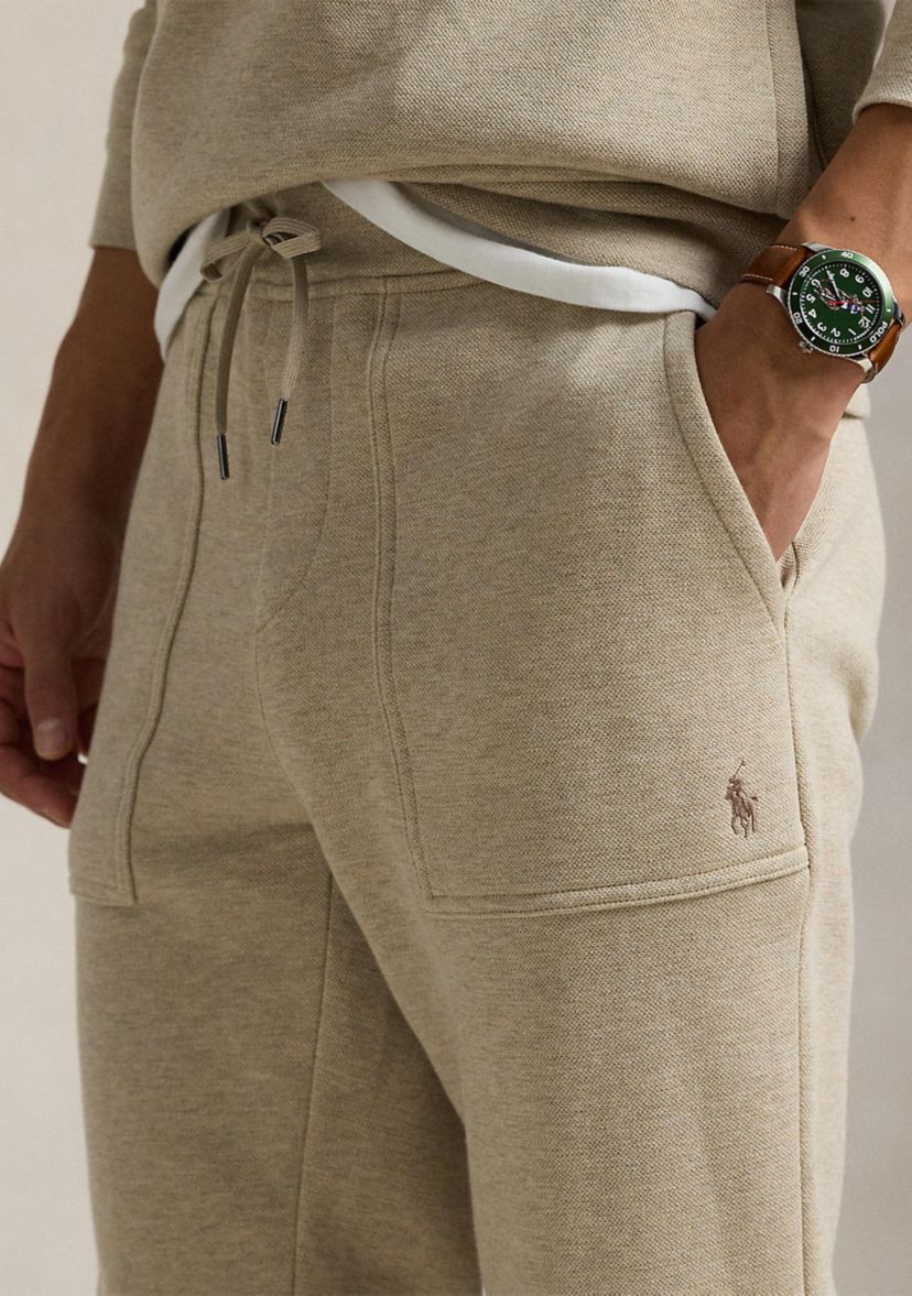 Double Knit Mesh Jogger Pants
