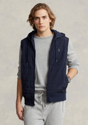 Polo Ralph Lauren Full-Zip Quilted Panel Hooded Vest | belk