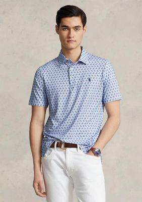 Polo Ralph Lauren Men's Classic Fit Performance Jersey Polo Shirt, Blue, 2XL