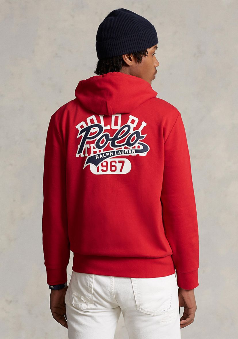 Stacked Logo Fleece Full Zip Hoodie