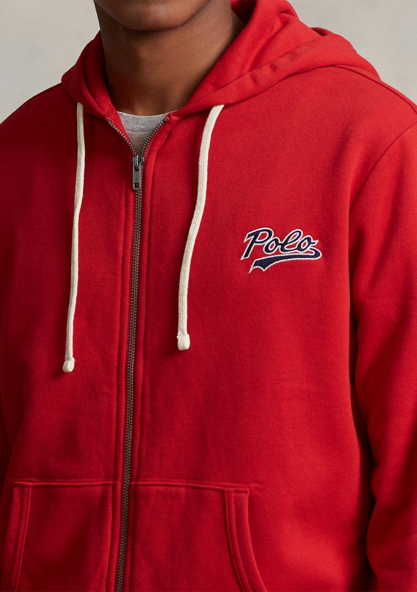 Stacked Logo Fleece Full Zip Hoodie