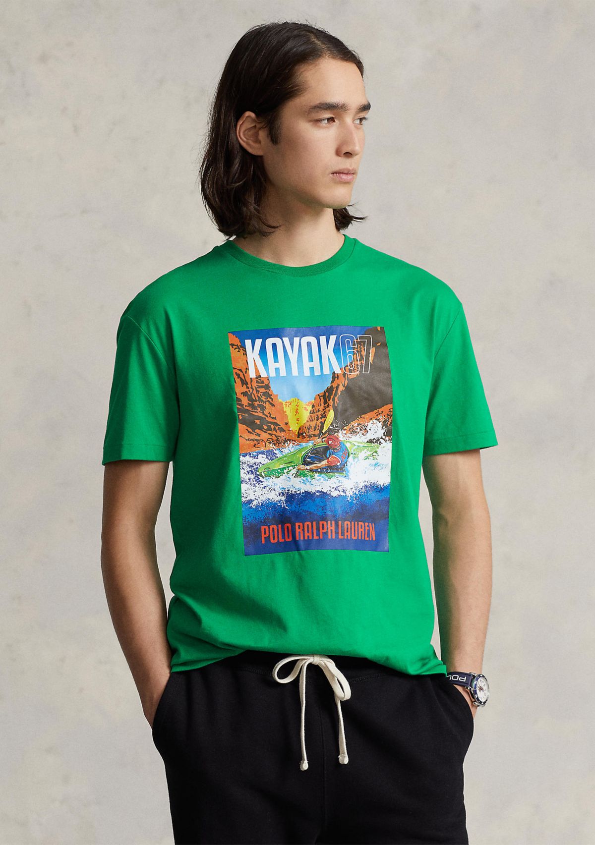 Classic Fit Jersey Crew Neck T-Shirt