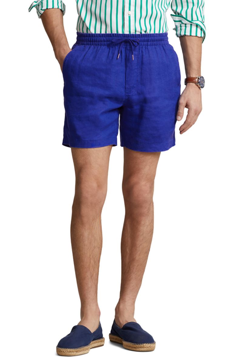 6" Polo Prepster Linen Shorts