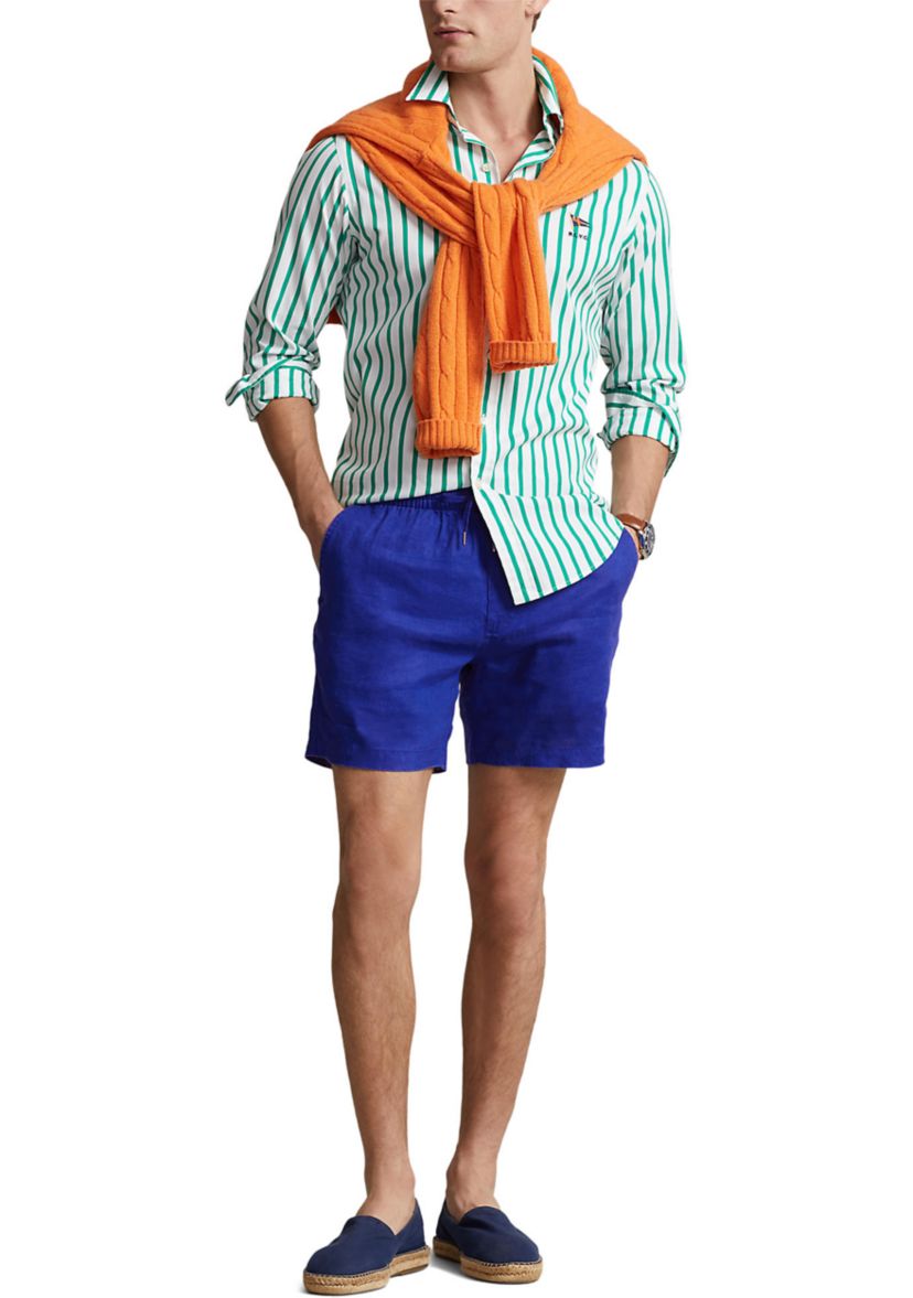 6" Polo Prepster Linen Shorts