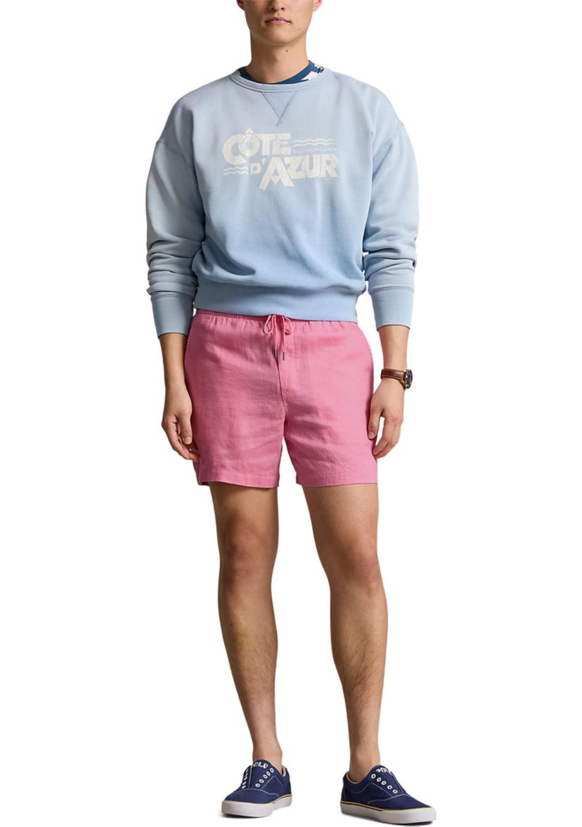 6" Polo Prepster Linen Shorts