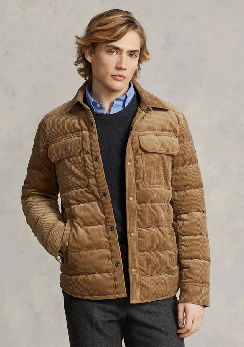 Polo Ralph Lauren Quilted Corduroy Down Jacket | Belk
