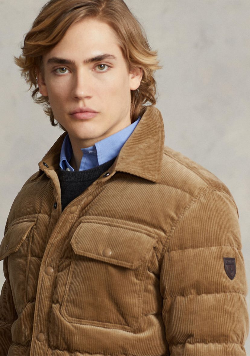 Polo Ralph Lauren Quilted Corduroy Down Jacket | Belk