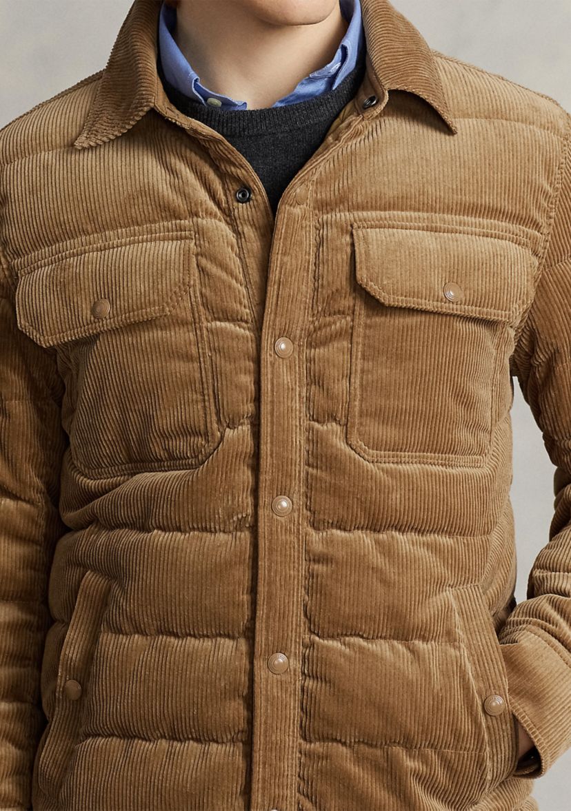 Polo Ralph Lauren Quilted Corduroy Down Jacket | Belk