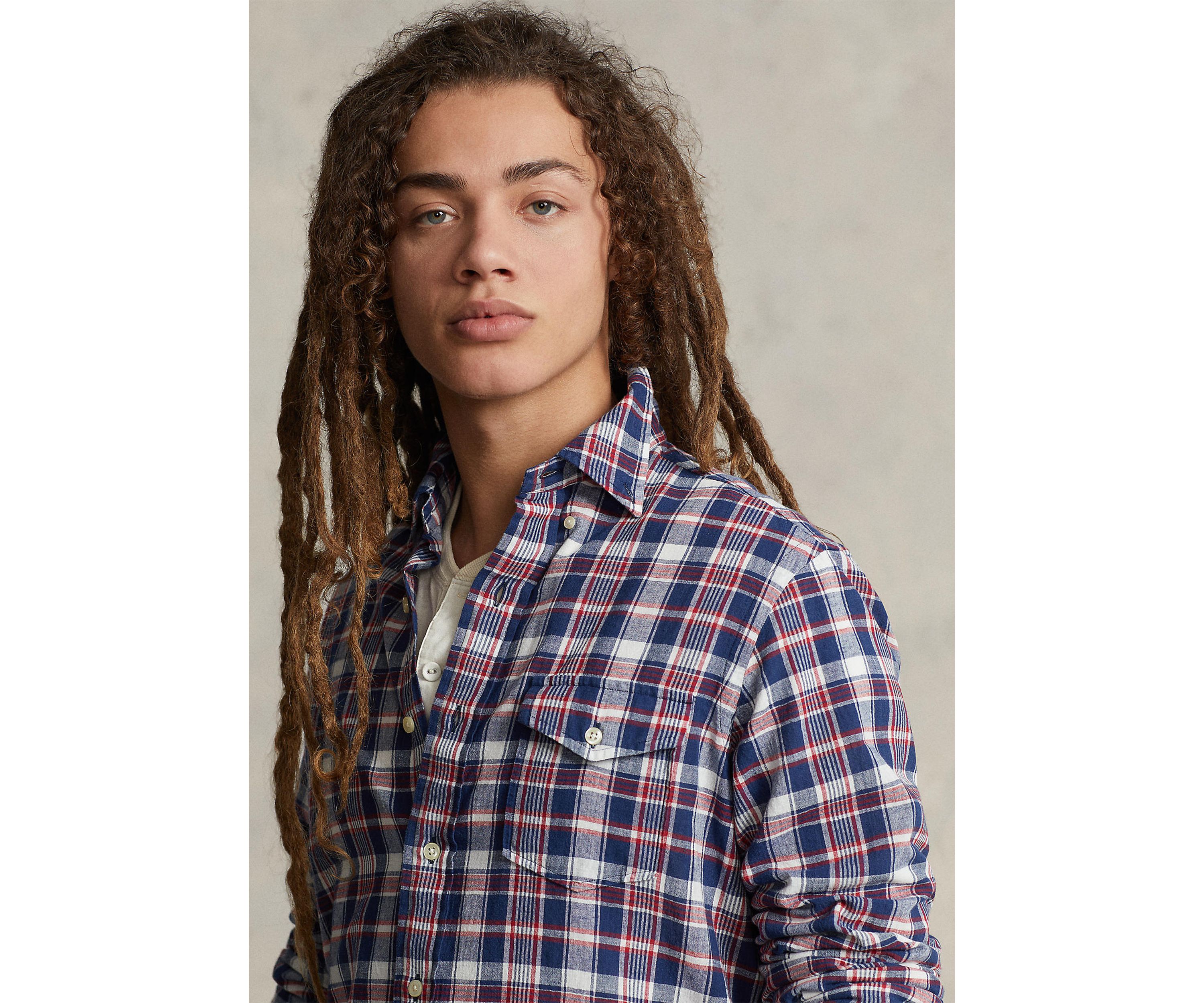 Classic Fit Madras Shirt
