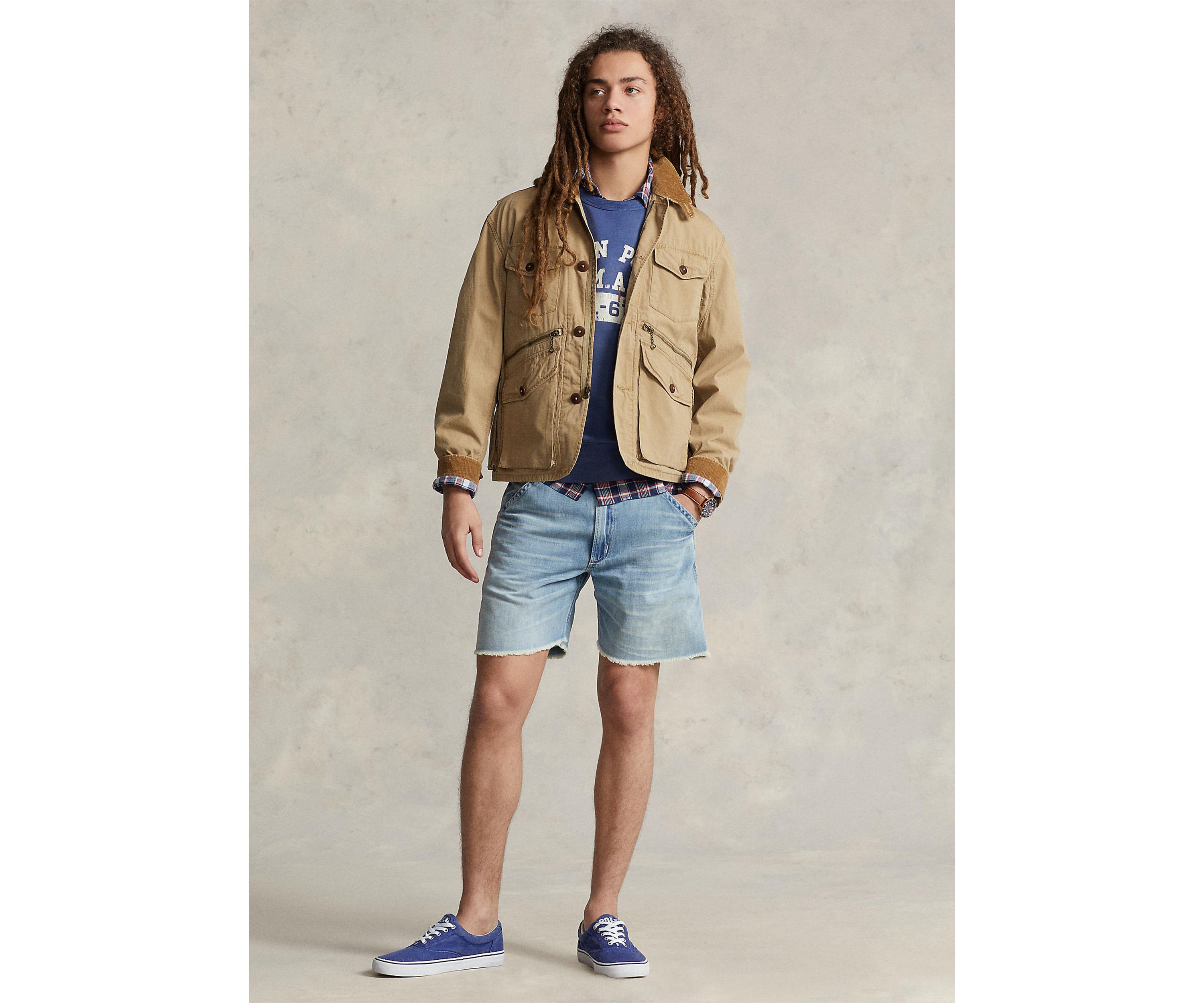 6.5 Relaxed Fit Denim Shorts