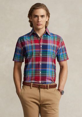 Polo Ralph Lauren Men's Classic Fit Plaid Oxford Shirt