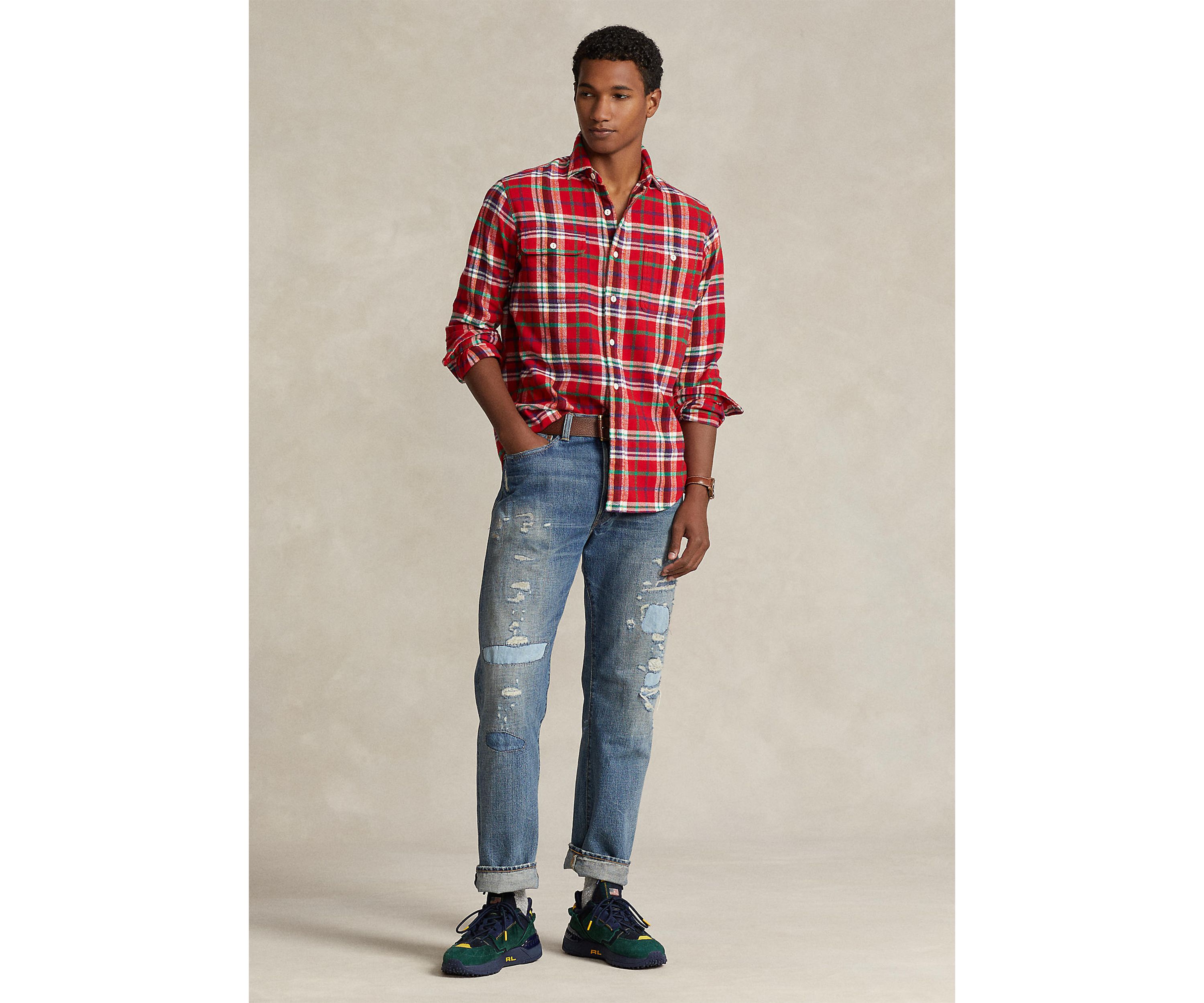 Classic Fit Plaid Flannel Workshirt
