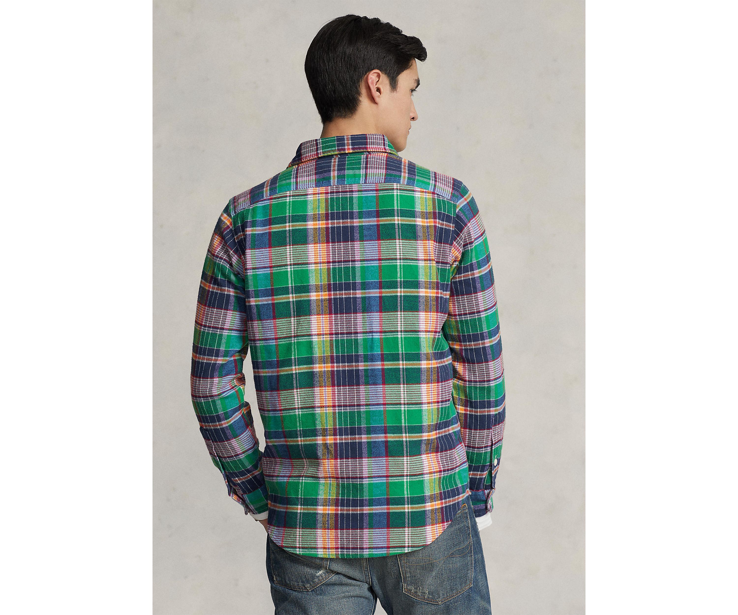 Classic Fit Plaid Flannel Workshirt