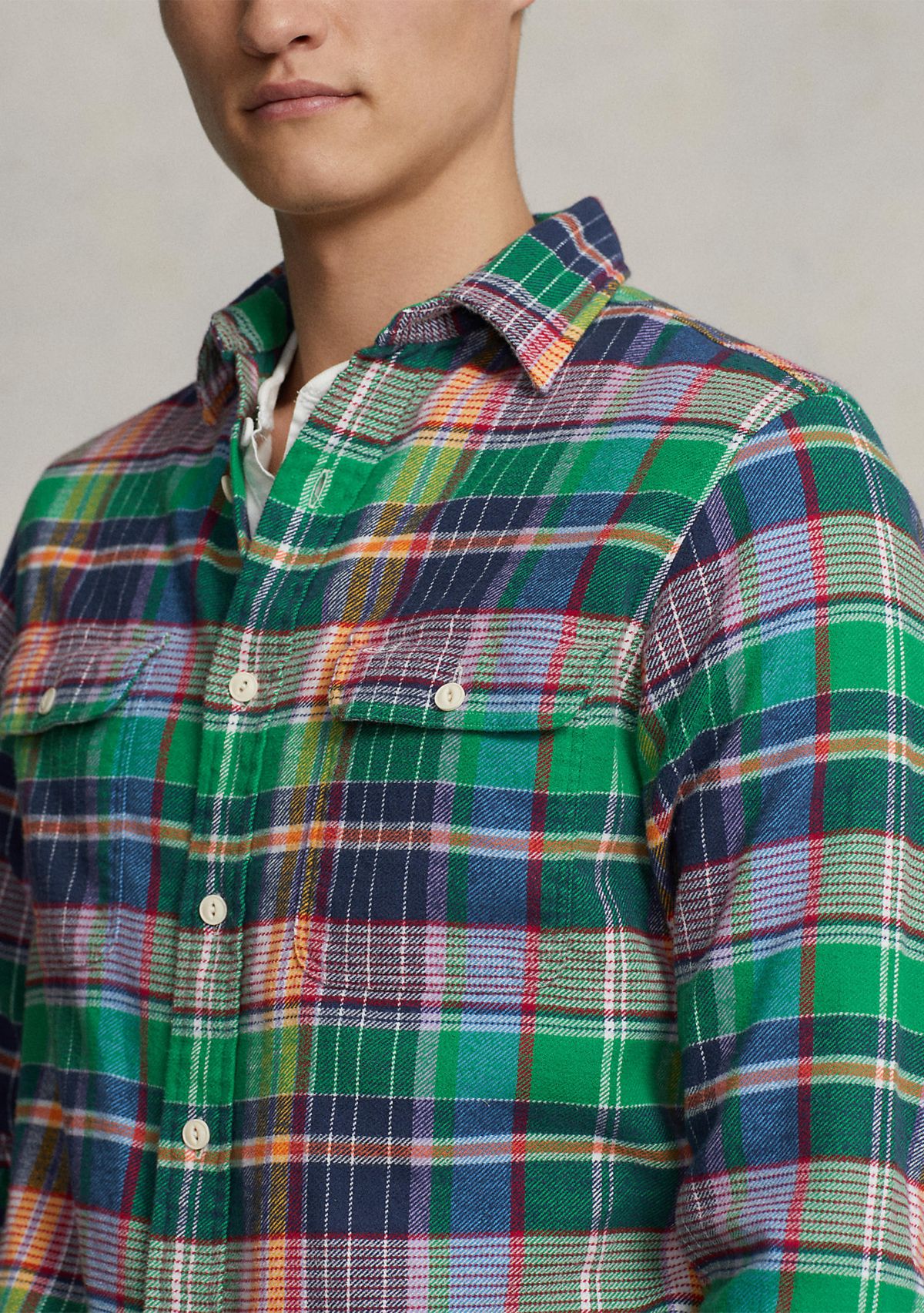 Classic Fit Plaid Flannel Workshirt