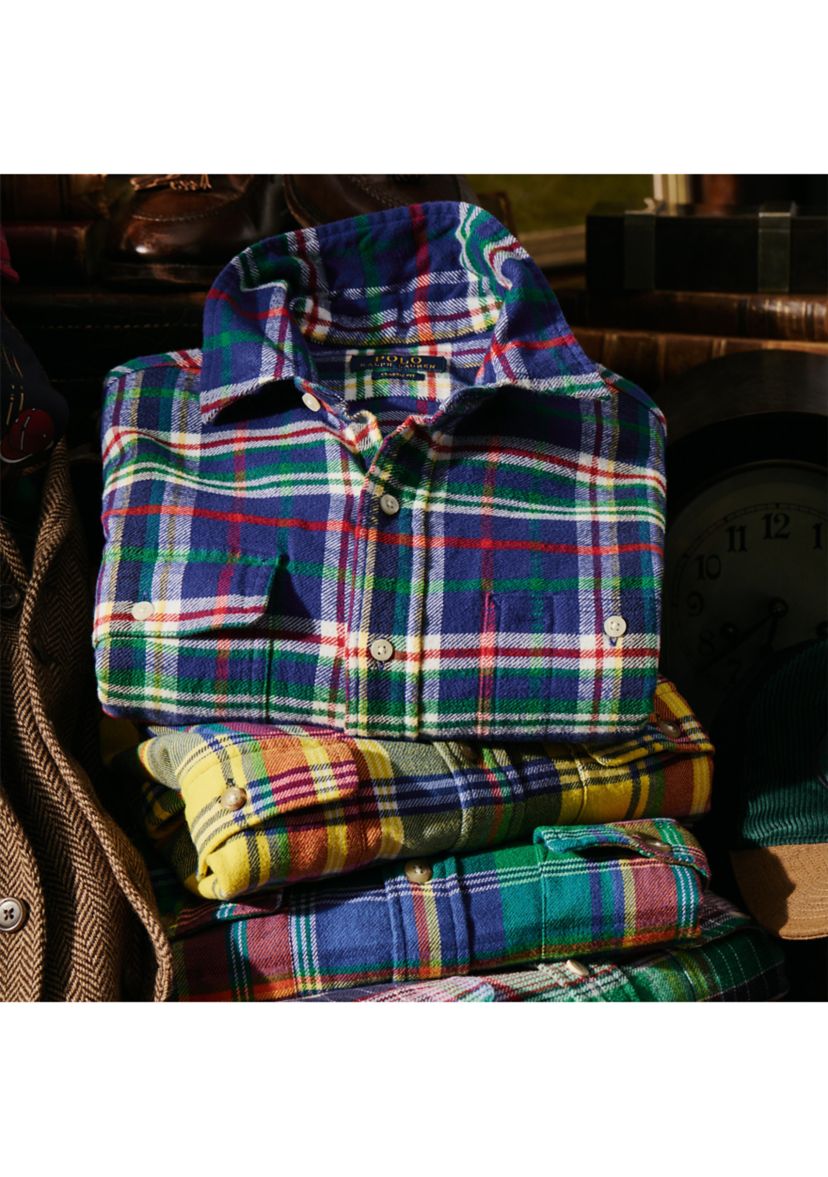 Classic Fit Plaid Flannel Workshirt