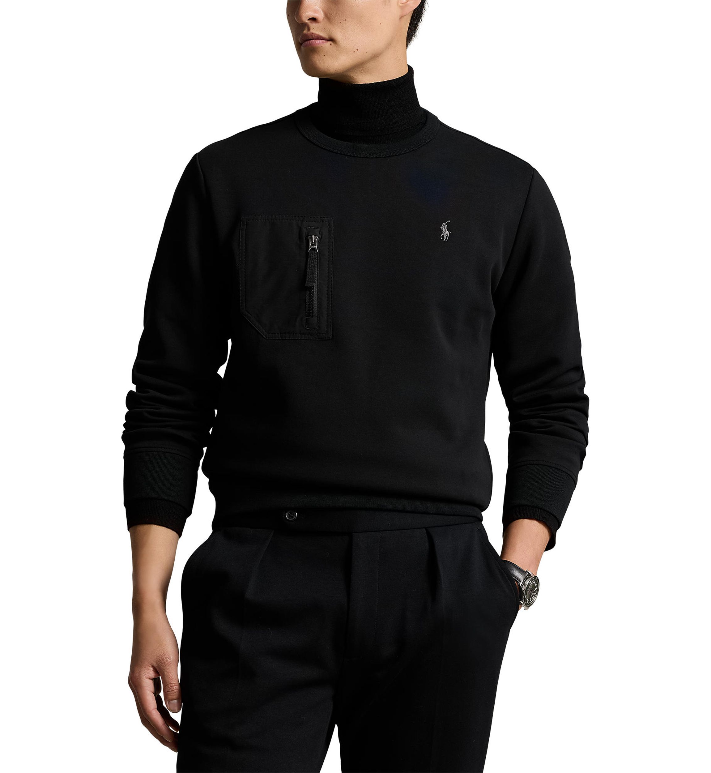 Double Knit Pocket Sweatshirt