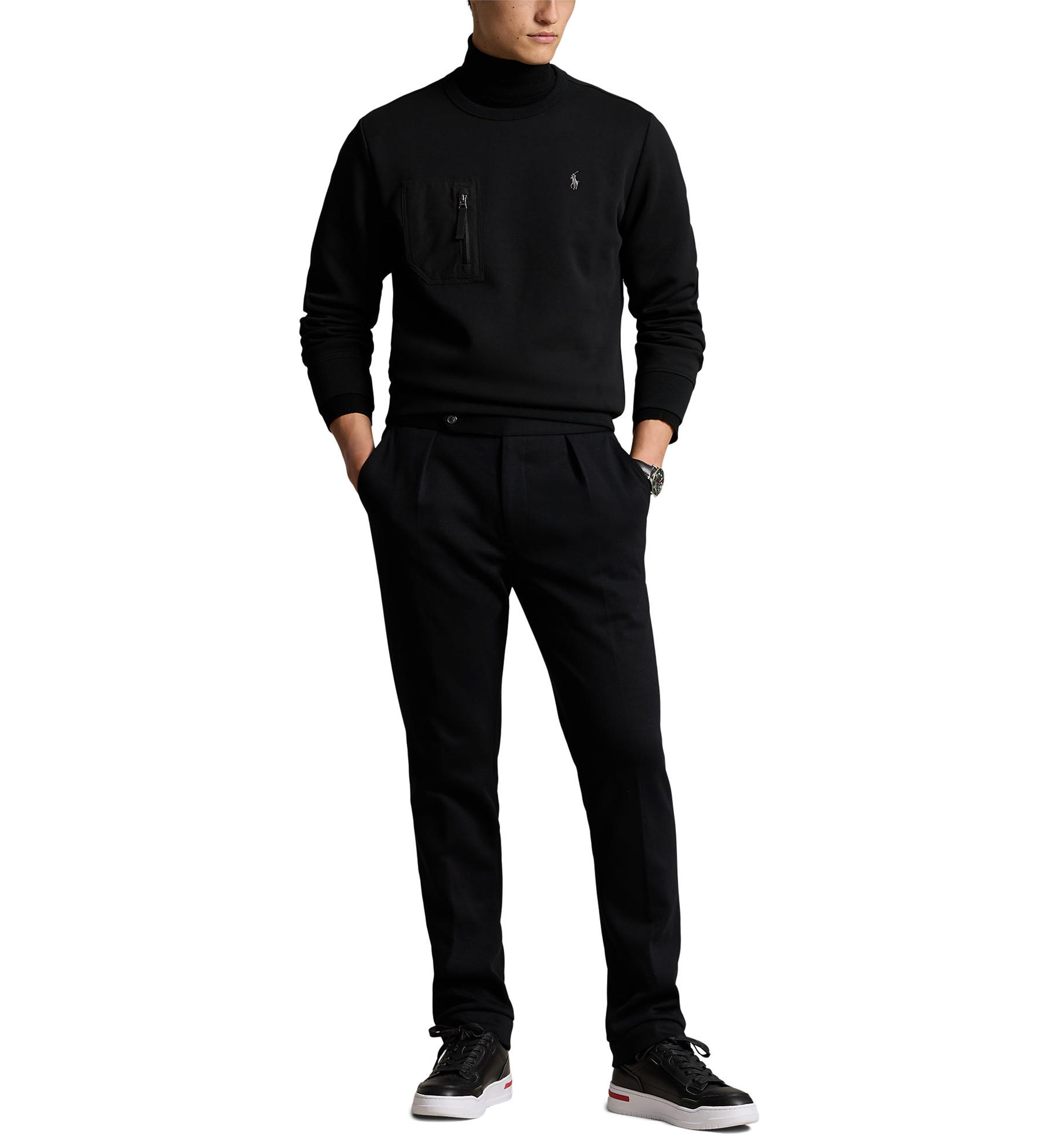 Double Knit Pocket Sweatshirt