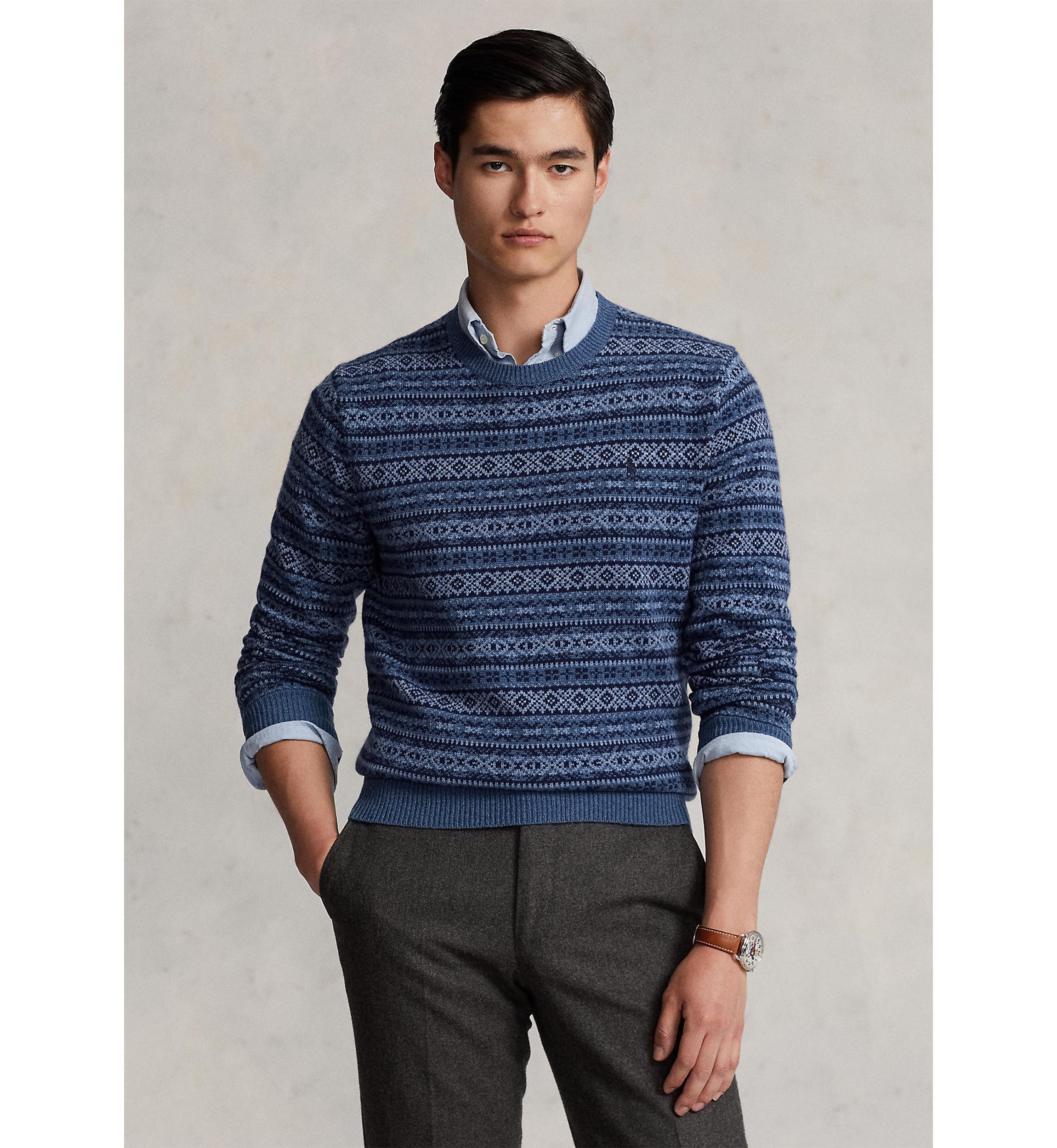 Fair Isle Wool Sweater