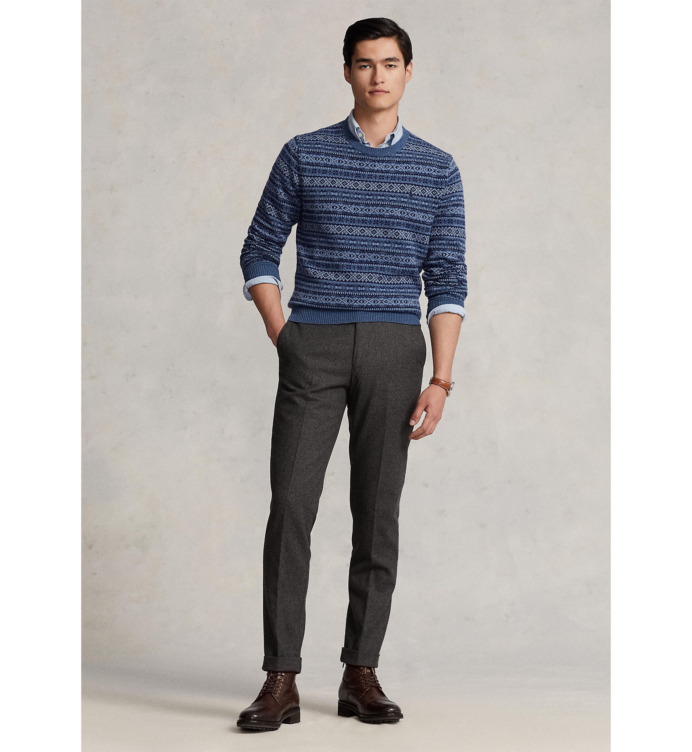 Fair Isle Wool Sweater