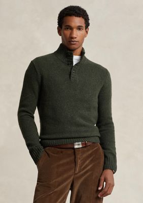 Polo Ralph Lauren Men's Wool-Blend Mock Neck Sweater -  3201602710918136003